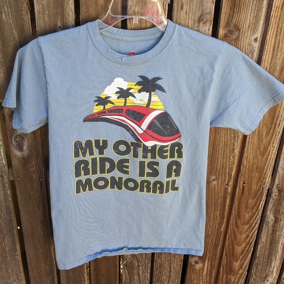 Disney Parks Monorail T-shirt S Gray Disneyland - Picture 1 of 3
